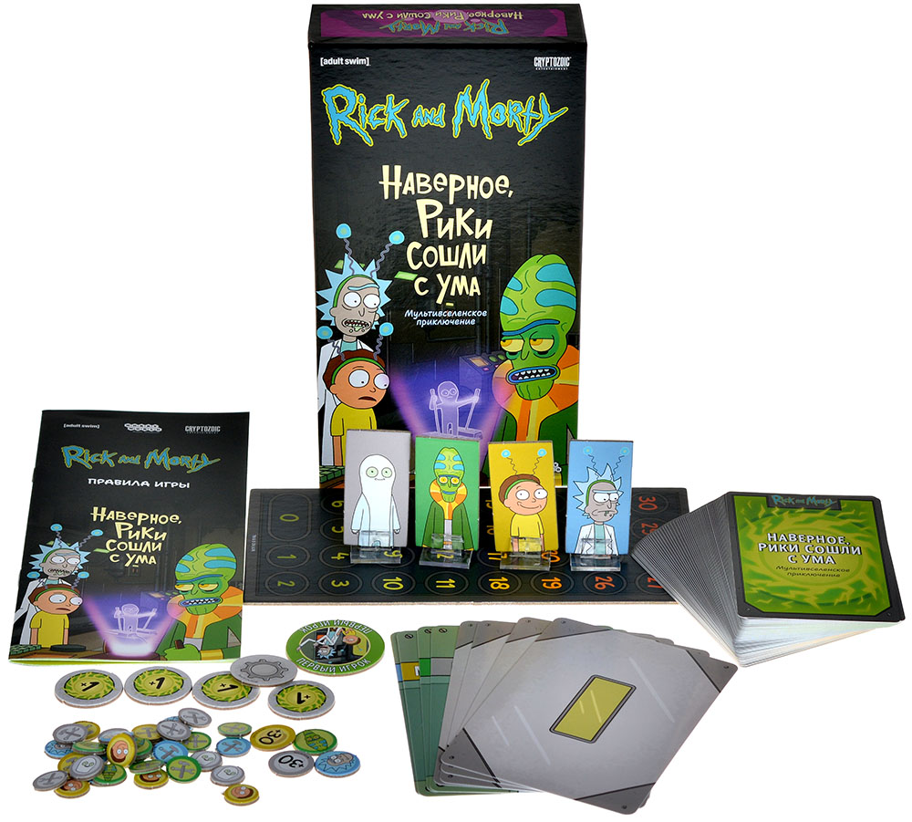 Настольная игра Hobby World Рик и Морти. Рики сошли с ума - фото 3