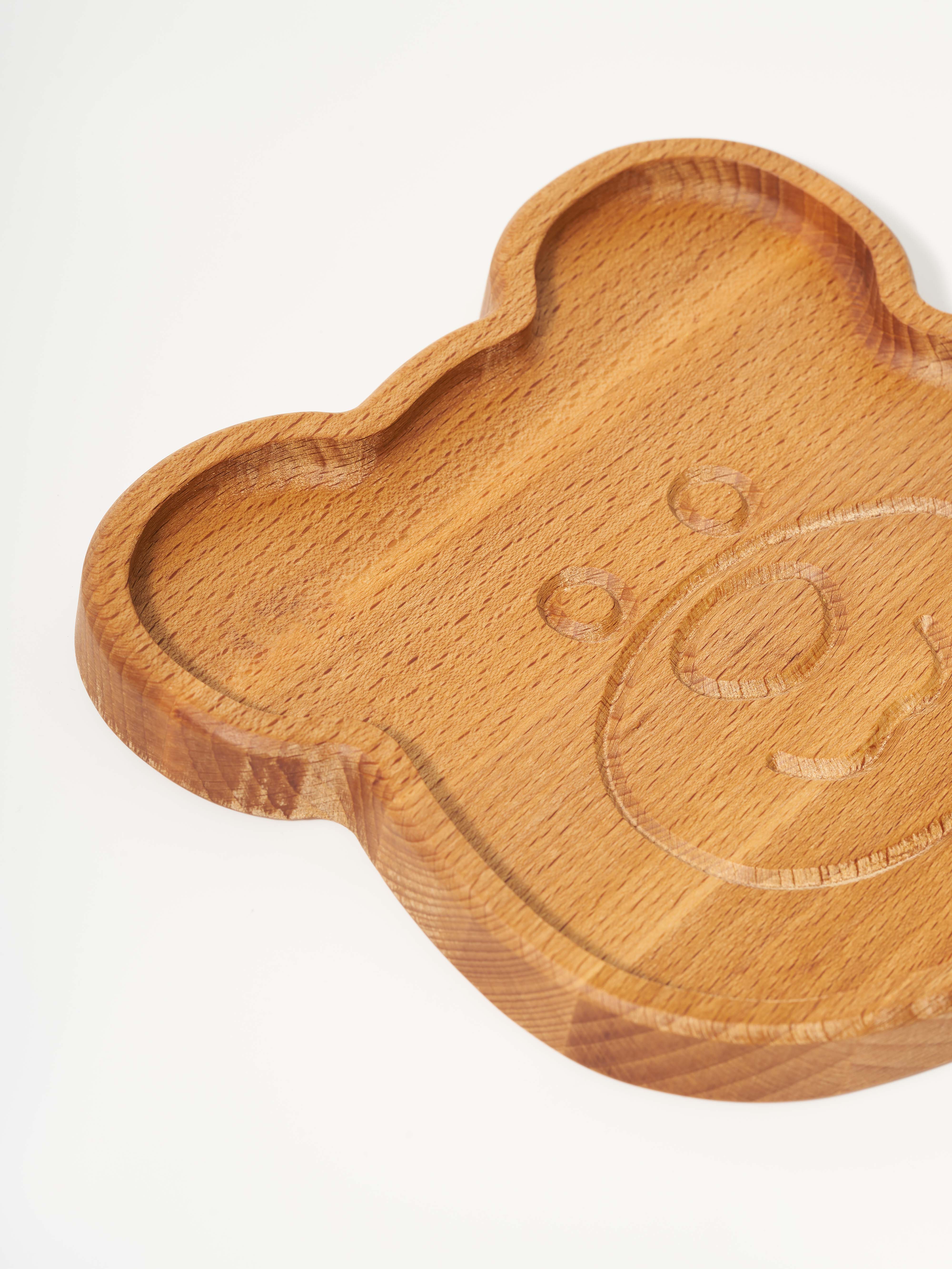 Тарелка детская Plates and More деревянная - фото 7