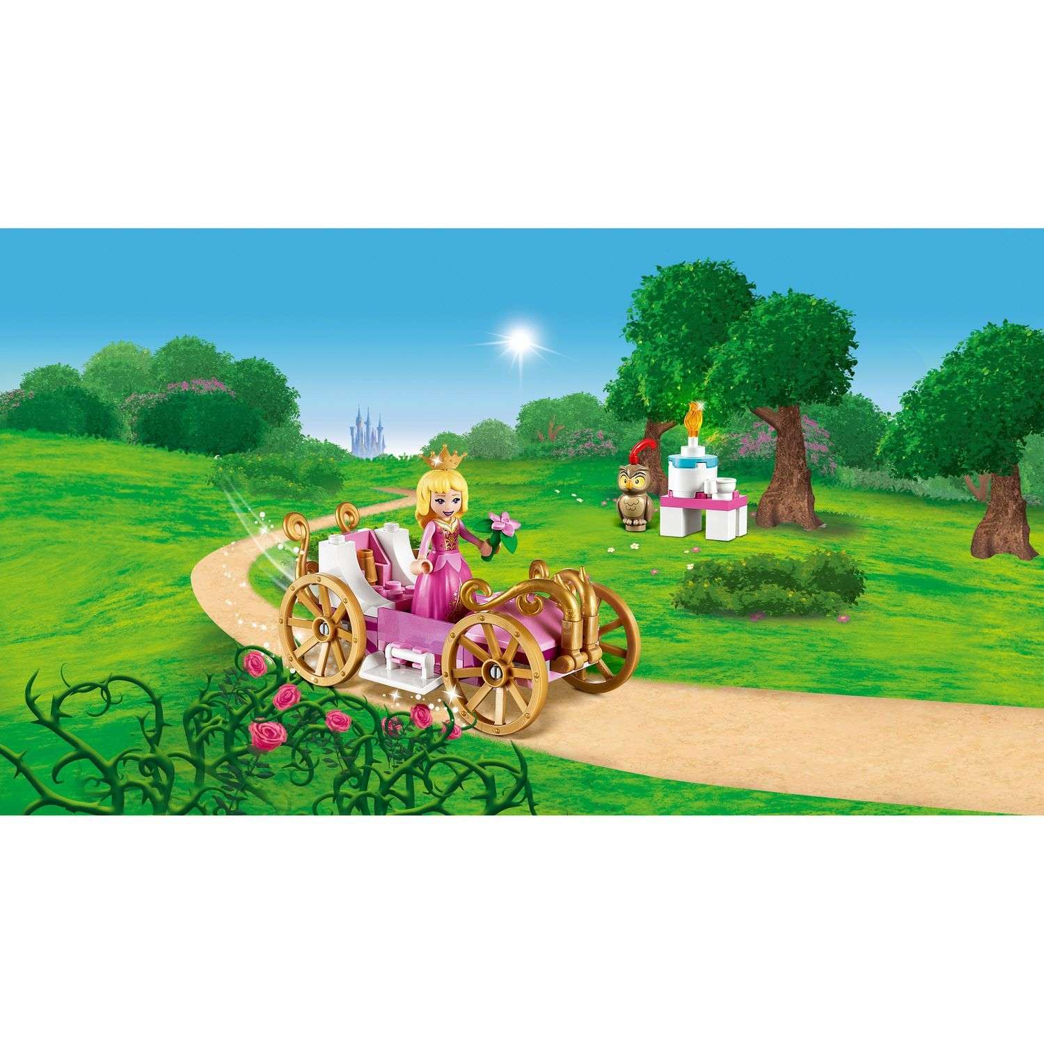 Конструктор LEGO Disney Princess Королевская карета Авроры блочный - фото 5