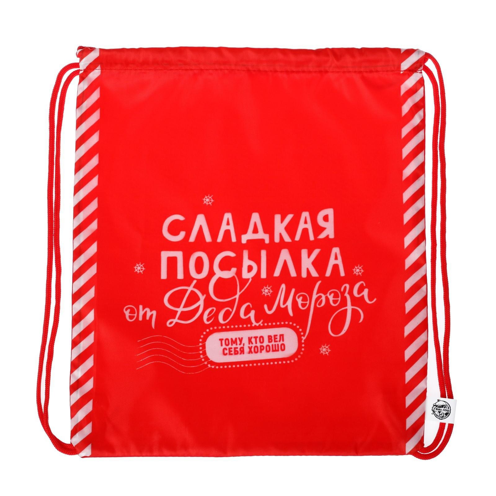 Сумка под сладости Calligrata Сладкая посылка от Деда Мороза - фото 4