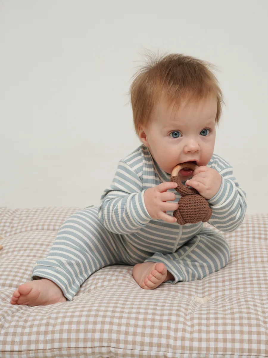 Комбинезон 3 шт Супер Пупс нбр/3пр/кмбнмол/полосатыединозавры - фото 19