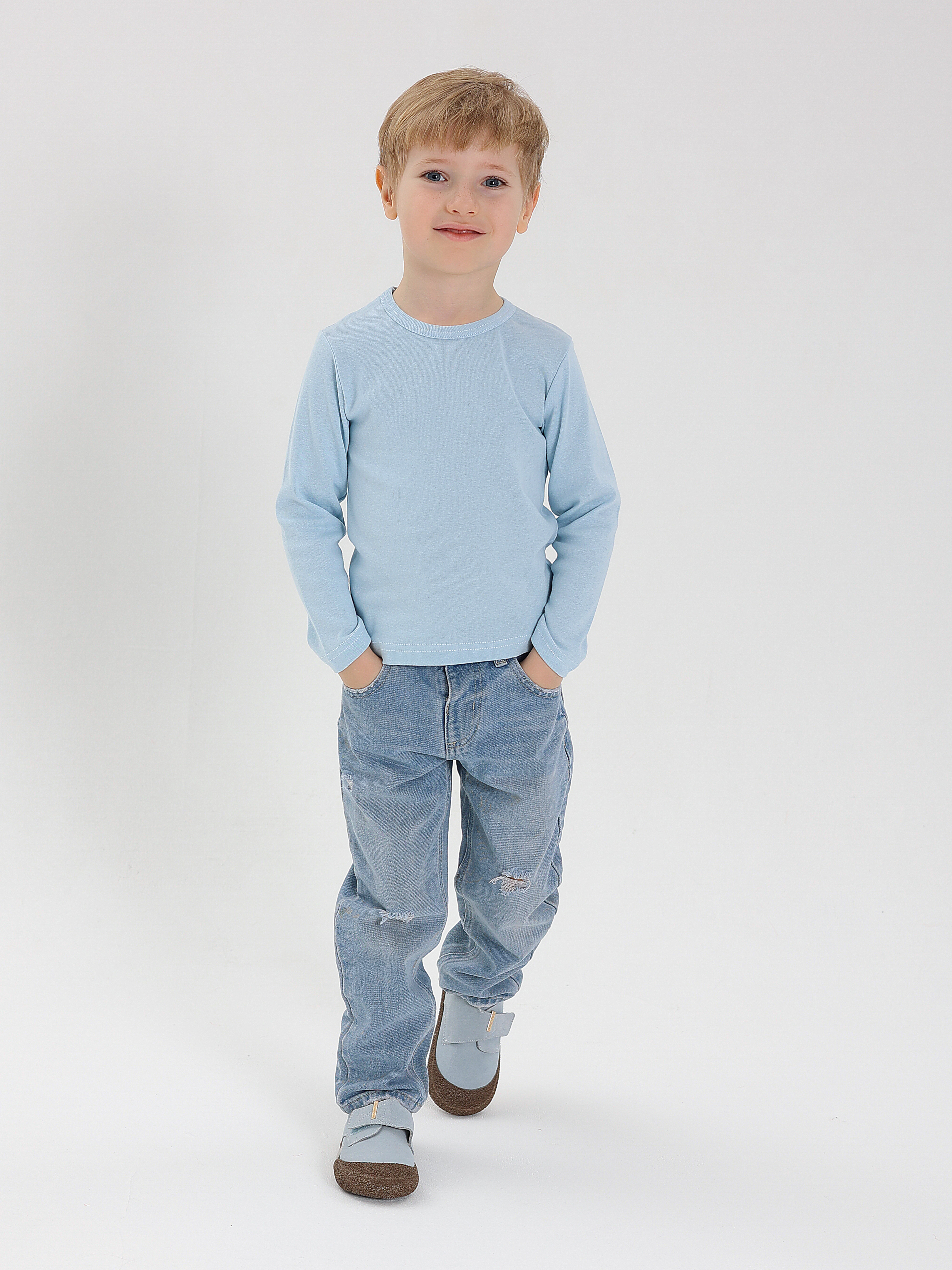 Лонгслив АЙАС 20-45-20_голуб - фото 3