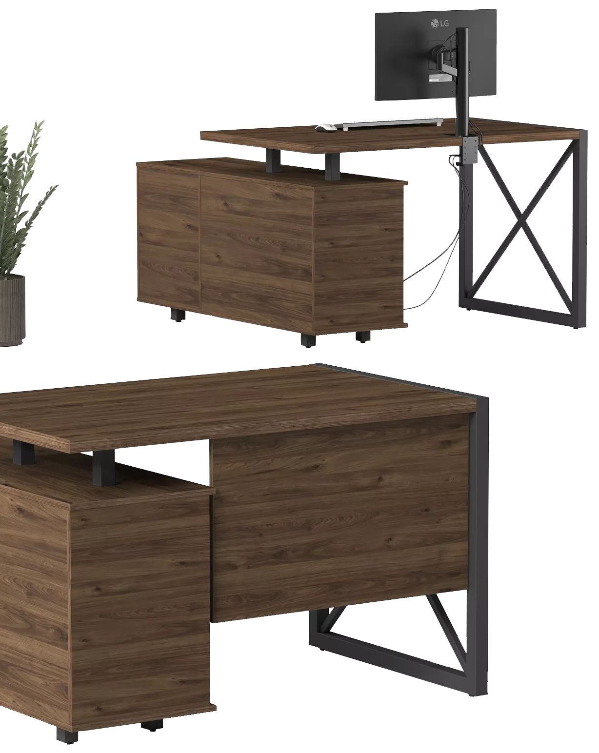 Письменный стол КАЛИФОРНИЯ МЕБЕЛЬ Хардвиг 1200 - фото 12