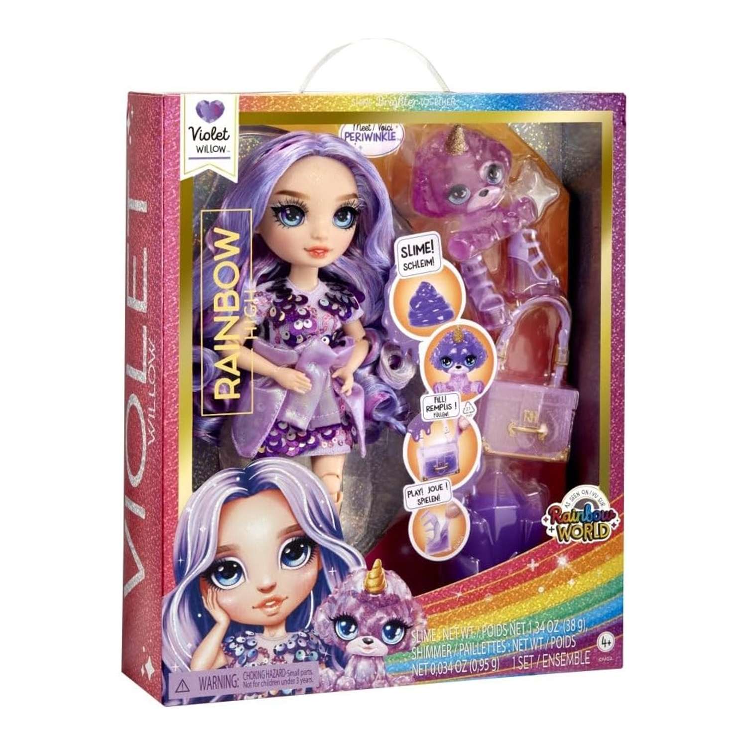 Кукла модельная Rainbow High Fashion Violet 120223EU - фото 4