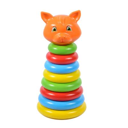 Игрушка Green Plast пирамидка Животные Лиса