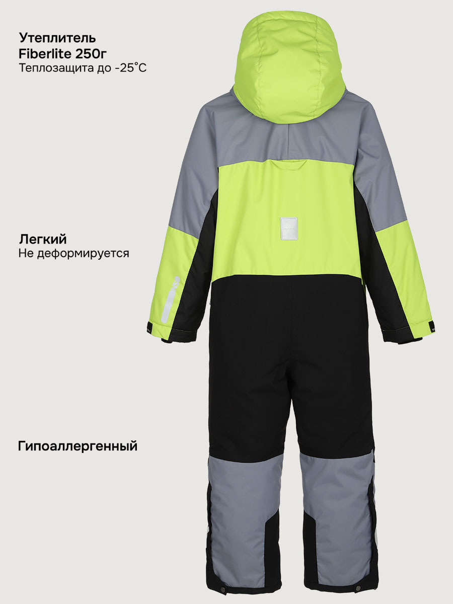 Комбинезон NIKASTYLE 8з4925 салат/сталь - фото 8