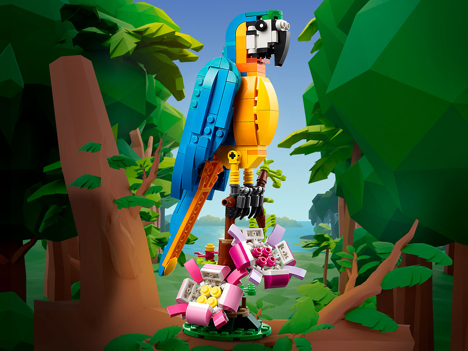 Конструктор LEGO Creator Экзотический попугай блочный - фото 5