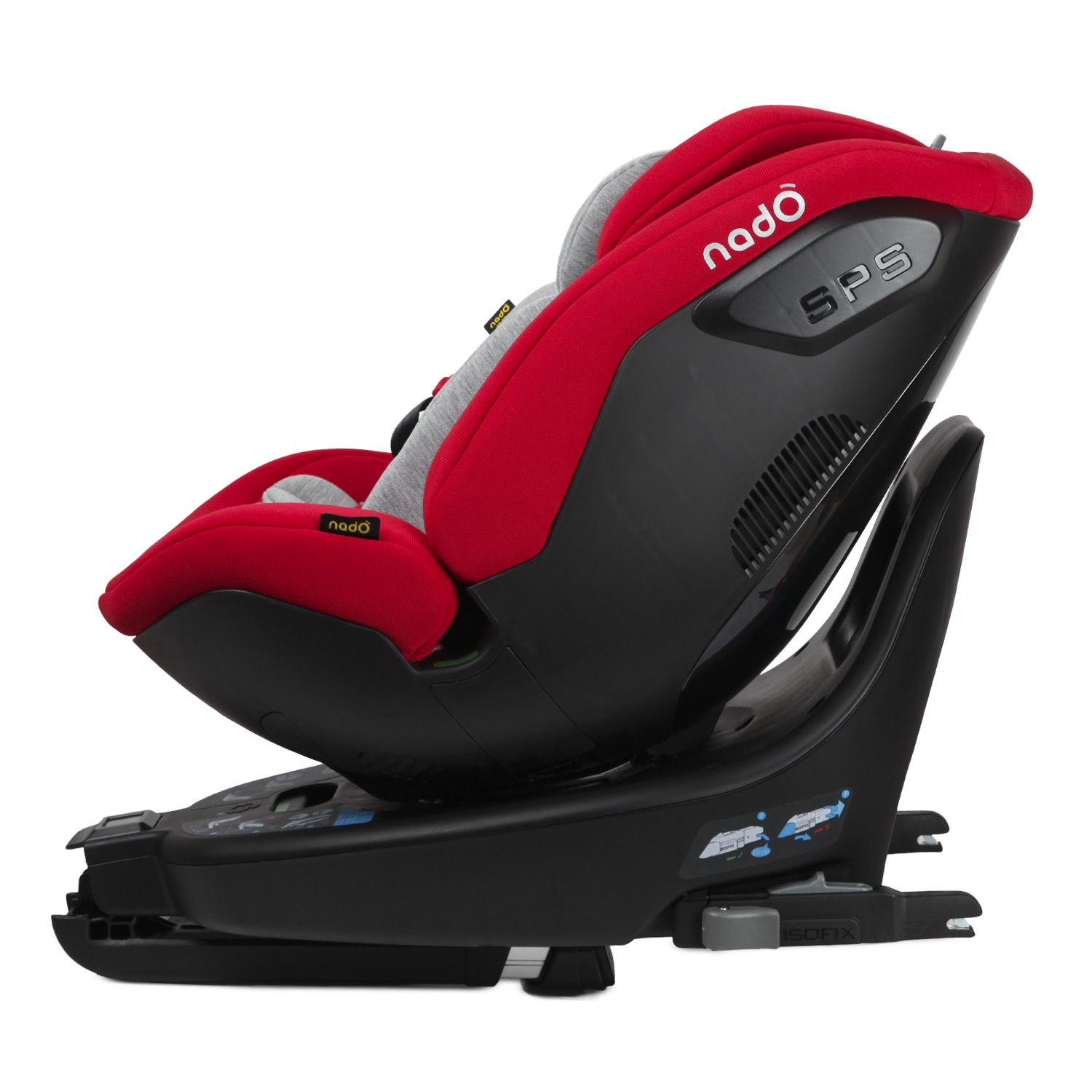 Автокресло nado Garnet red Isofix 0+/1/2 (0-25 кг) - фото 16