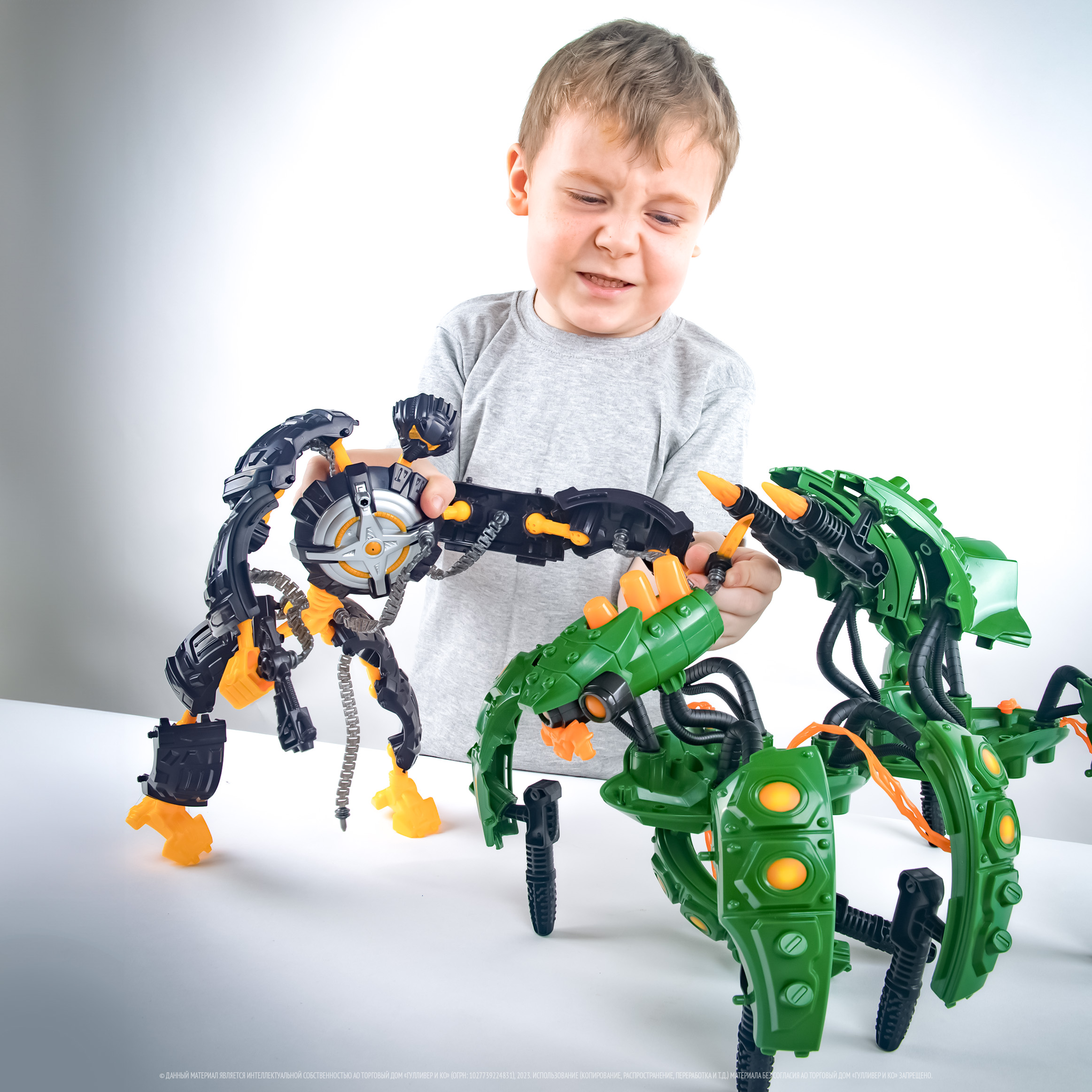 Фигурка GIGA BOTS Робот Зверь-Аракнис - фото 7