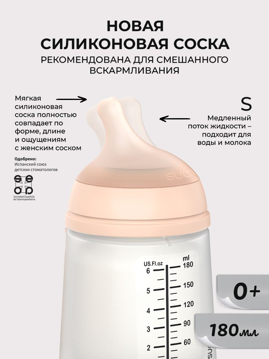 Бутылочка Suavinex 180 мл 1 шт. - фото 3