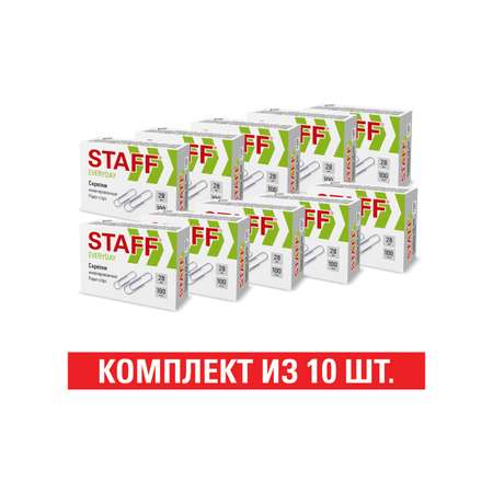 Скрепки Staff 1000 шт.