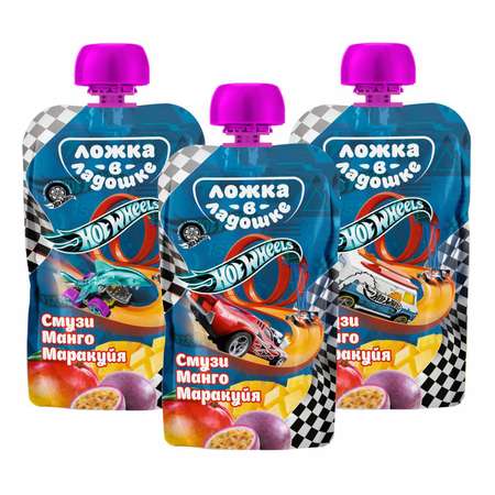 Смузи Ложка в ладошке Hot Wheels манго-маракуйя 115г с 9месяцев в ассортименте