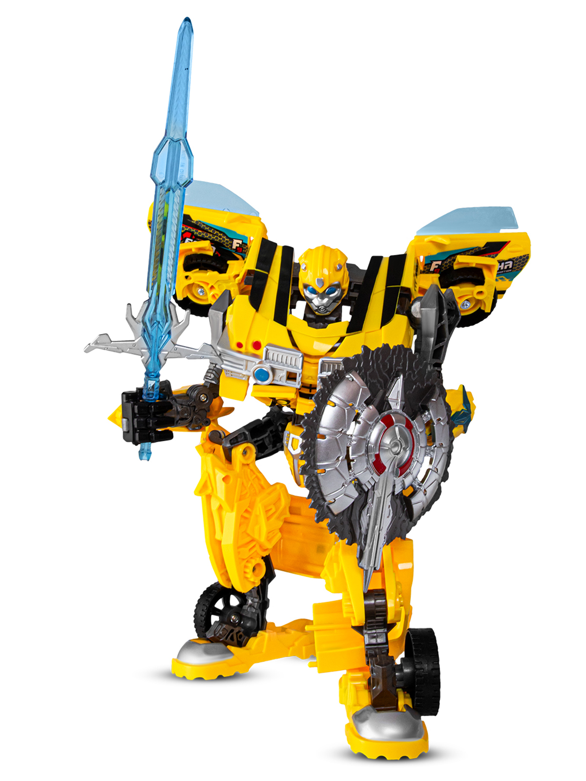 Фигурка AUTODRIVE Робот трансформер Машинка - фото 12