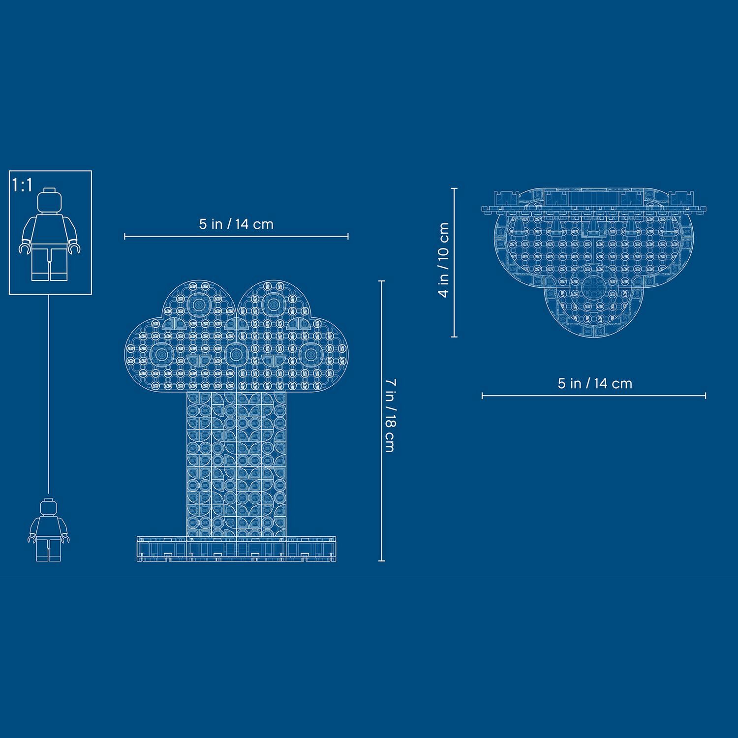 Конструктор LEGO DOTS Подставка для украшений Радуга - фото 23