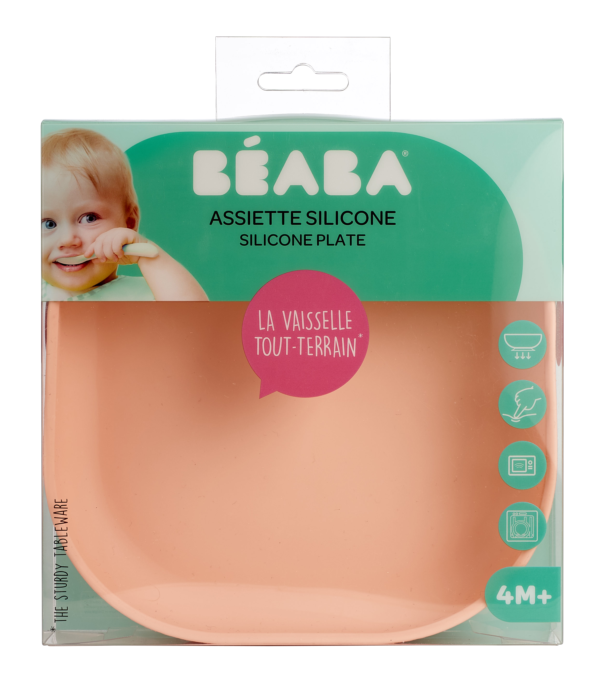 Тарелка BEABA ASSIETTE SILICONE 600 мл 1 предм. - фото 3