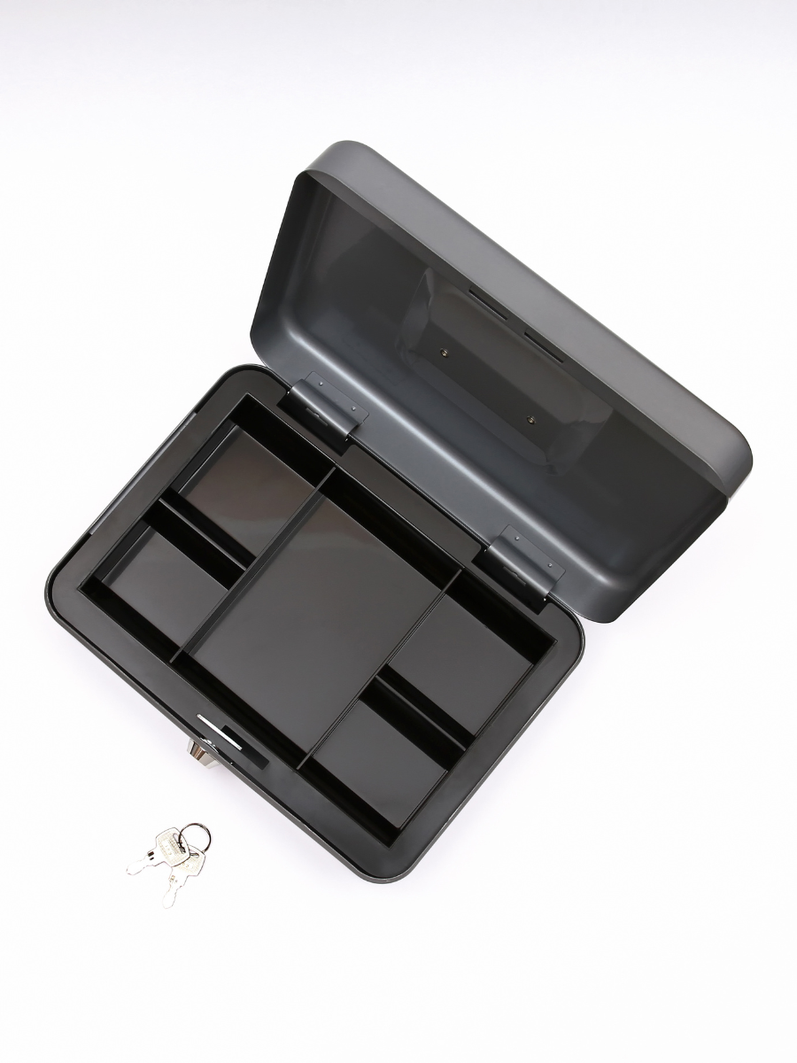 Ящик для денег AXLER металлический кэшбокс для хранения - фото 7