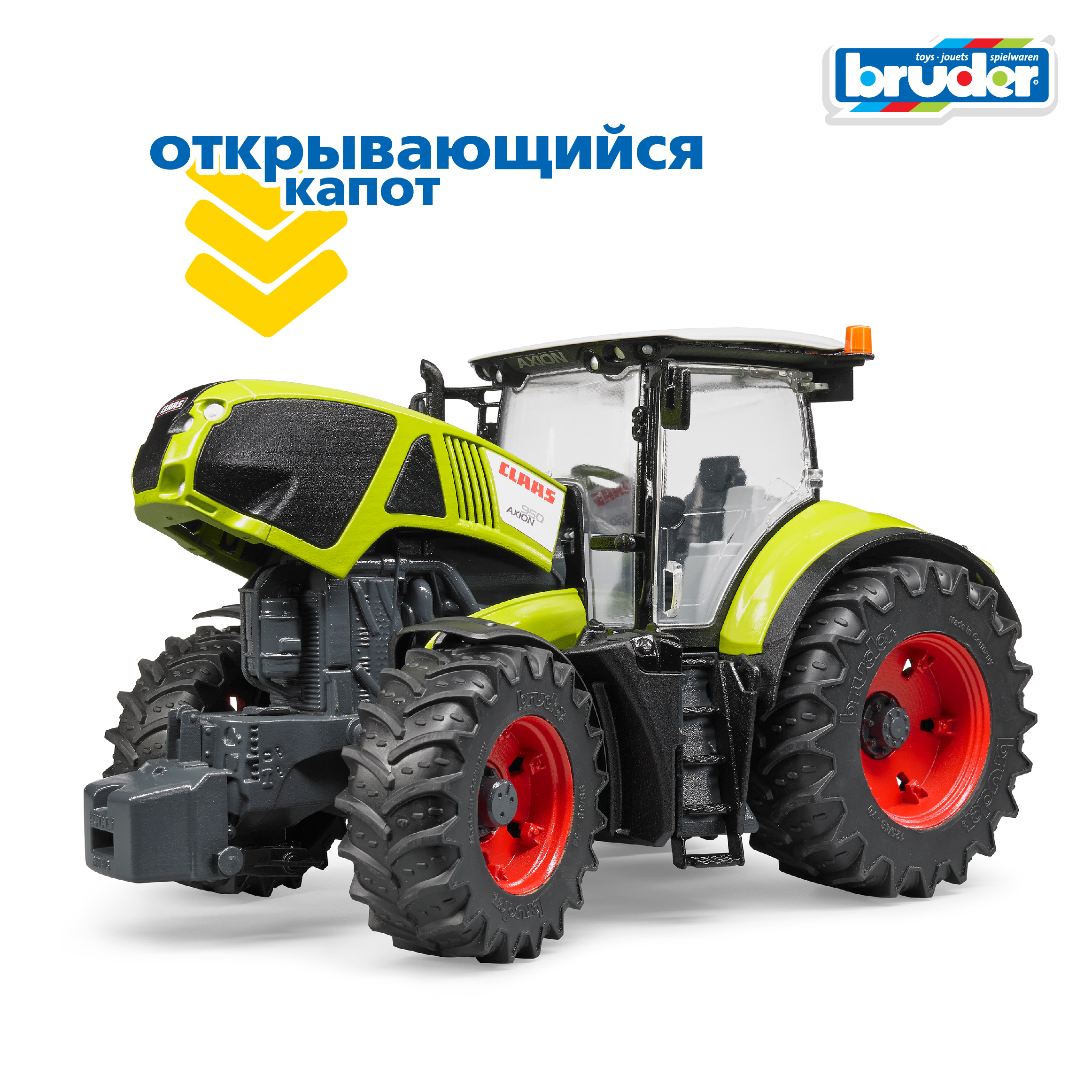 Трактор Bruder Claas Axion 950 03-012 - фото 3