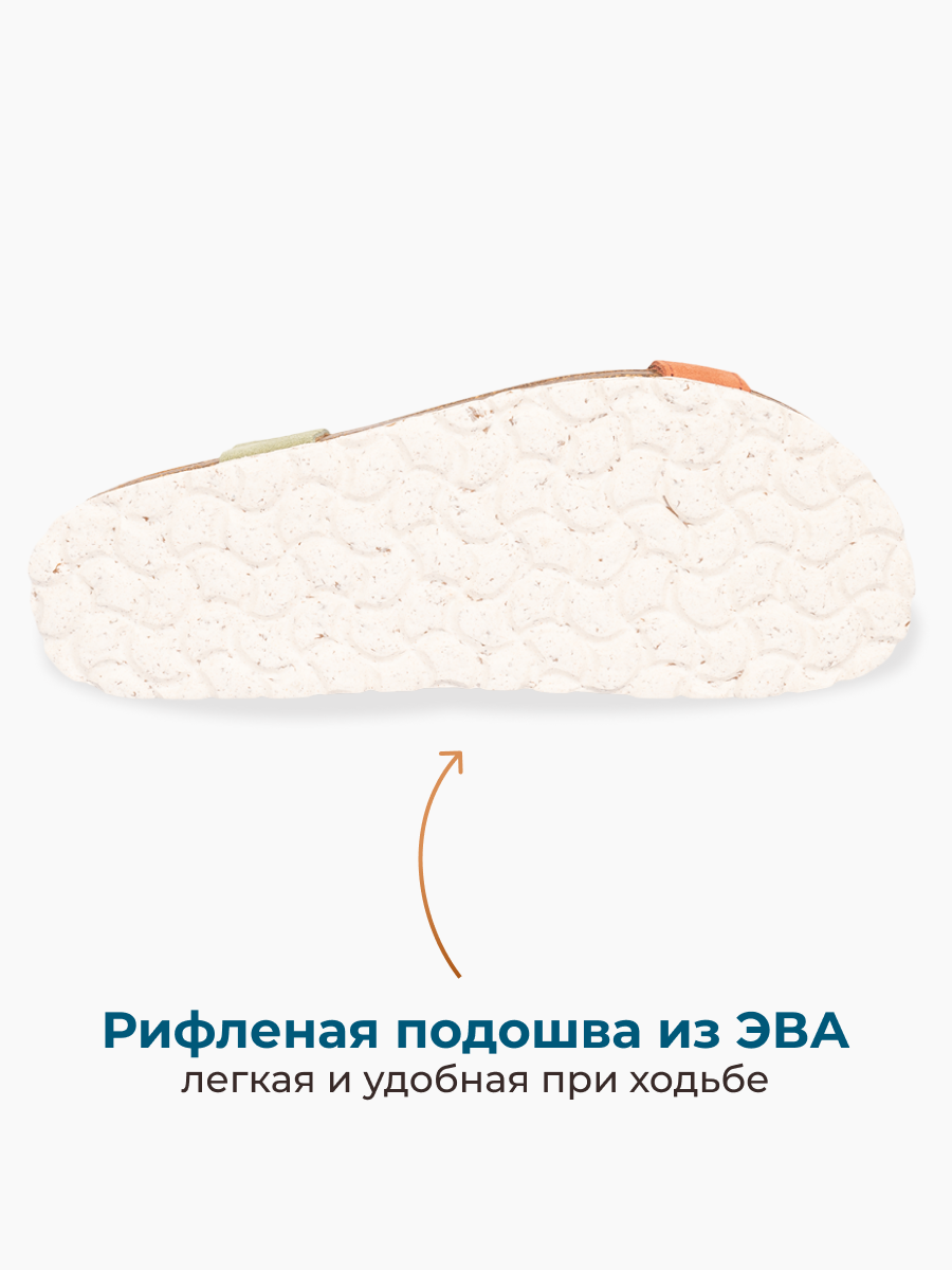 Сандалии ORTMANN 7.16.2 Larina_ оливковый микс - фото 10