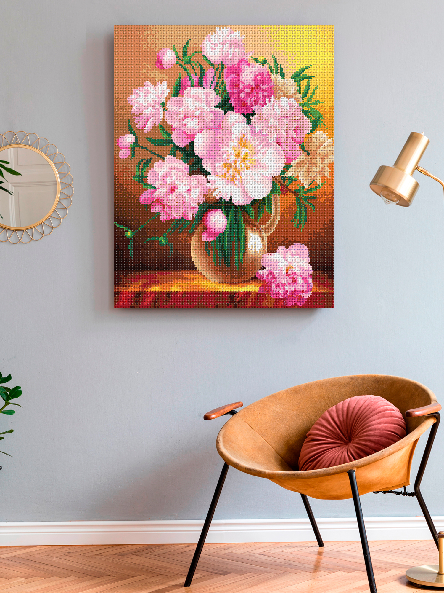 Алмазная мозаика Art on Canvas Нежный букет в ассортименте - фото 3