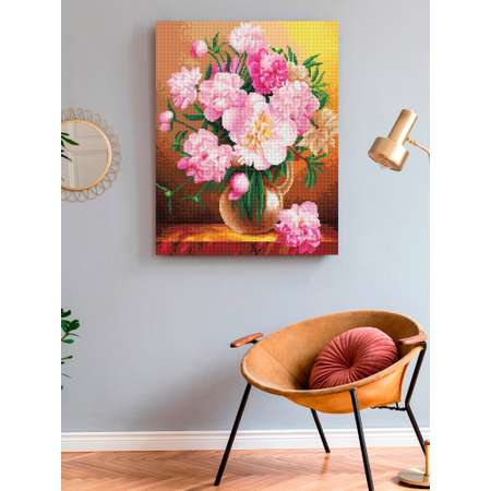 Алмазная мозаика Art on Canvas Нежный букет в ассортименте