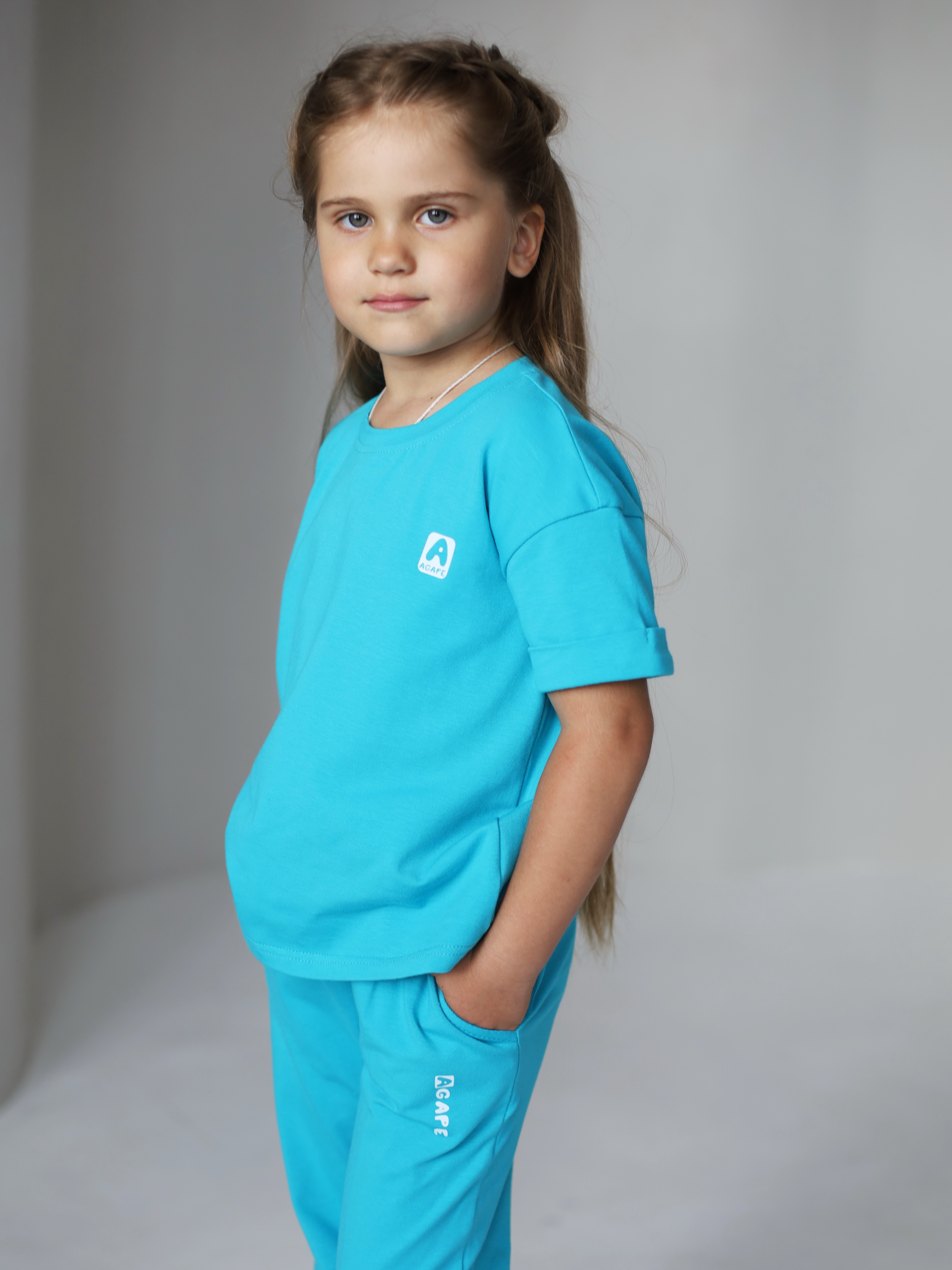 Костюм Агапэ 8017_бирюзовый - фото 4