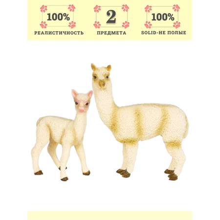 Игровой набор Masai Mara Семья белых лам