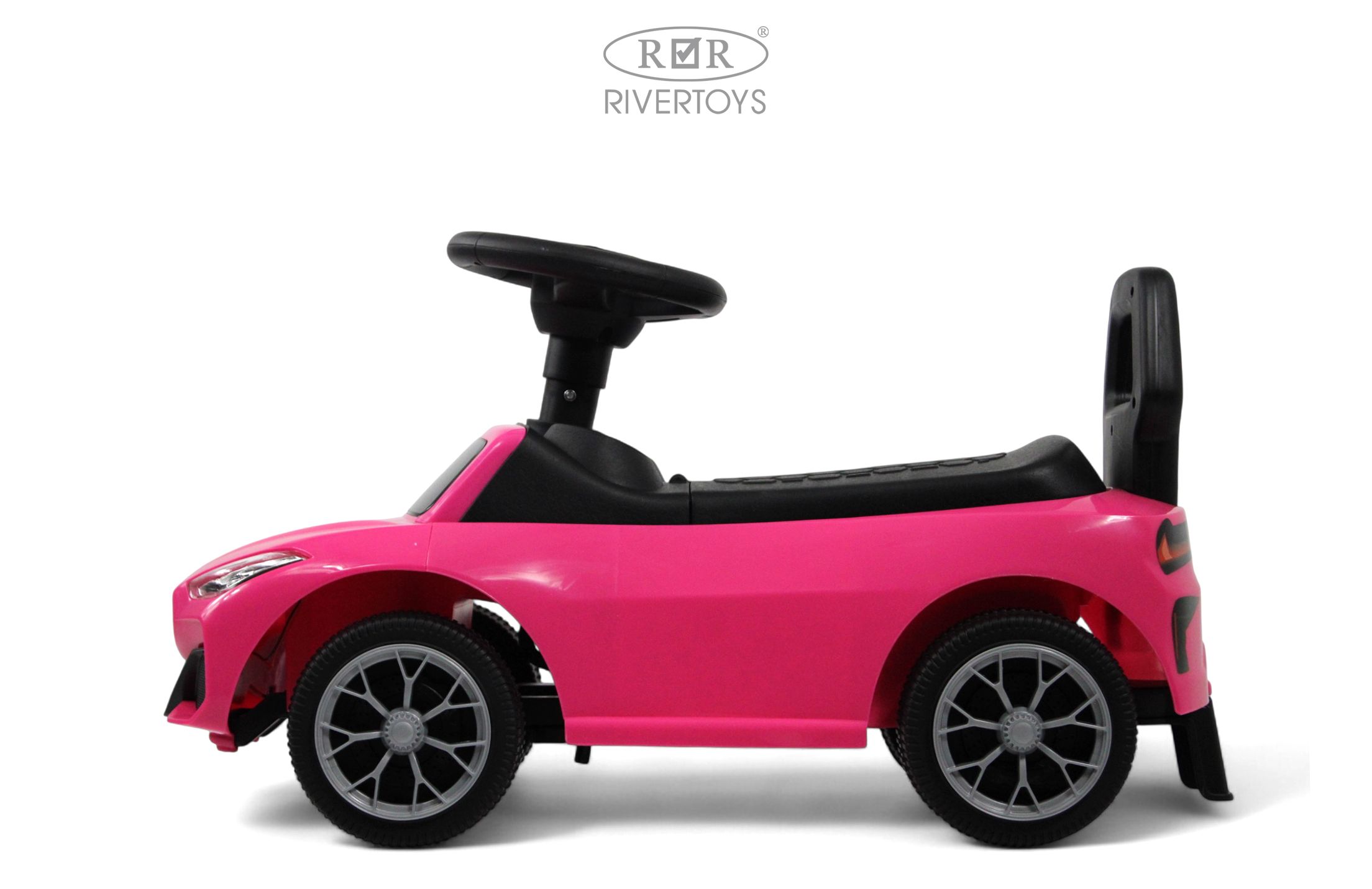 Каталка RIVERTOYS Z004ZZ-B-PINK розовый - фото 7