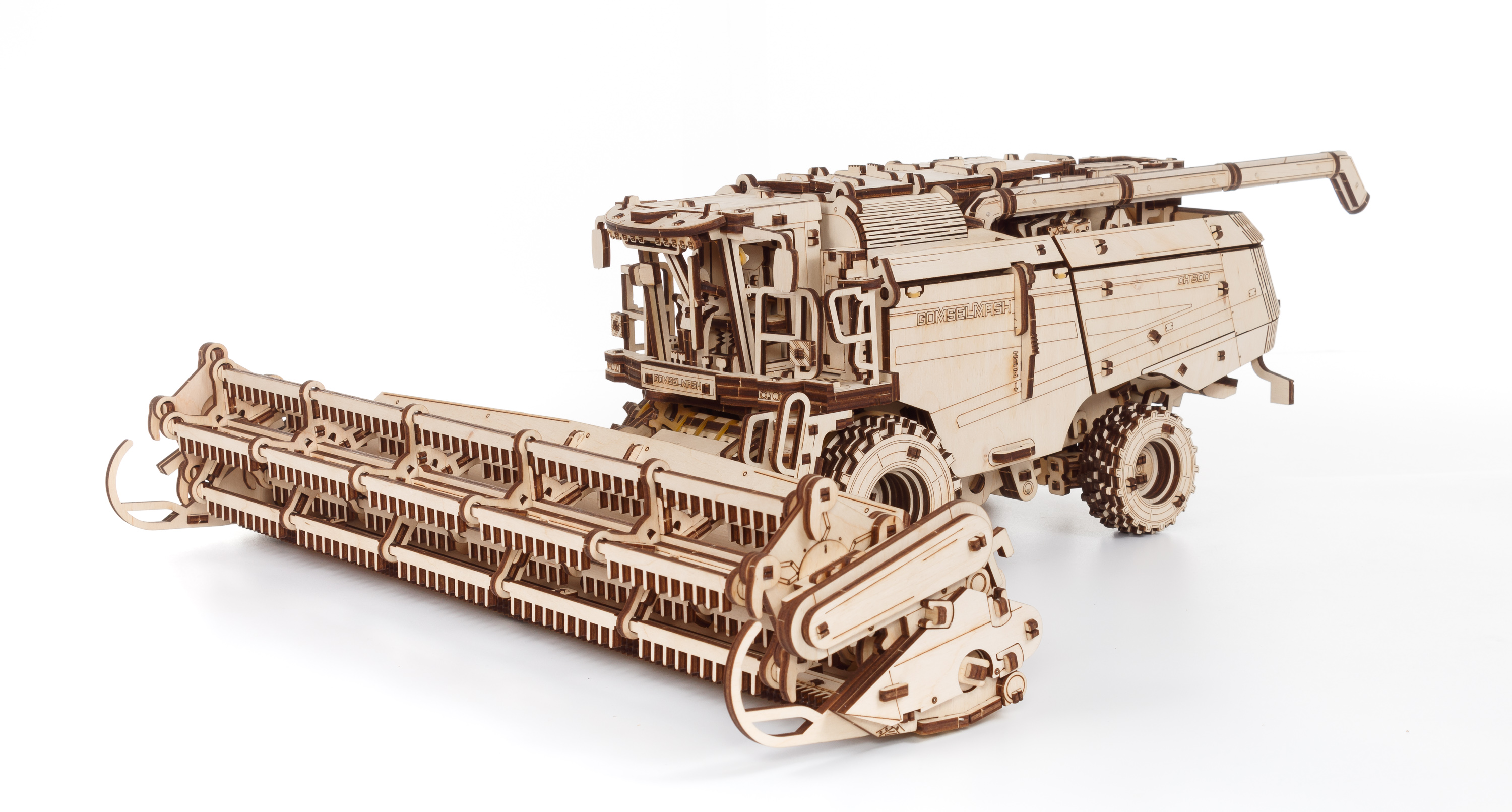 Конструктор Eco Wood Art Комбайн деревянный - фото 9