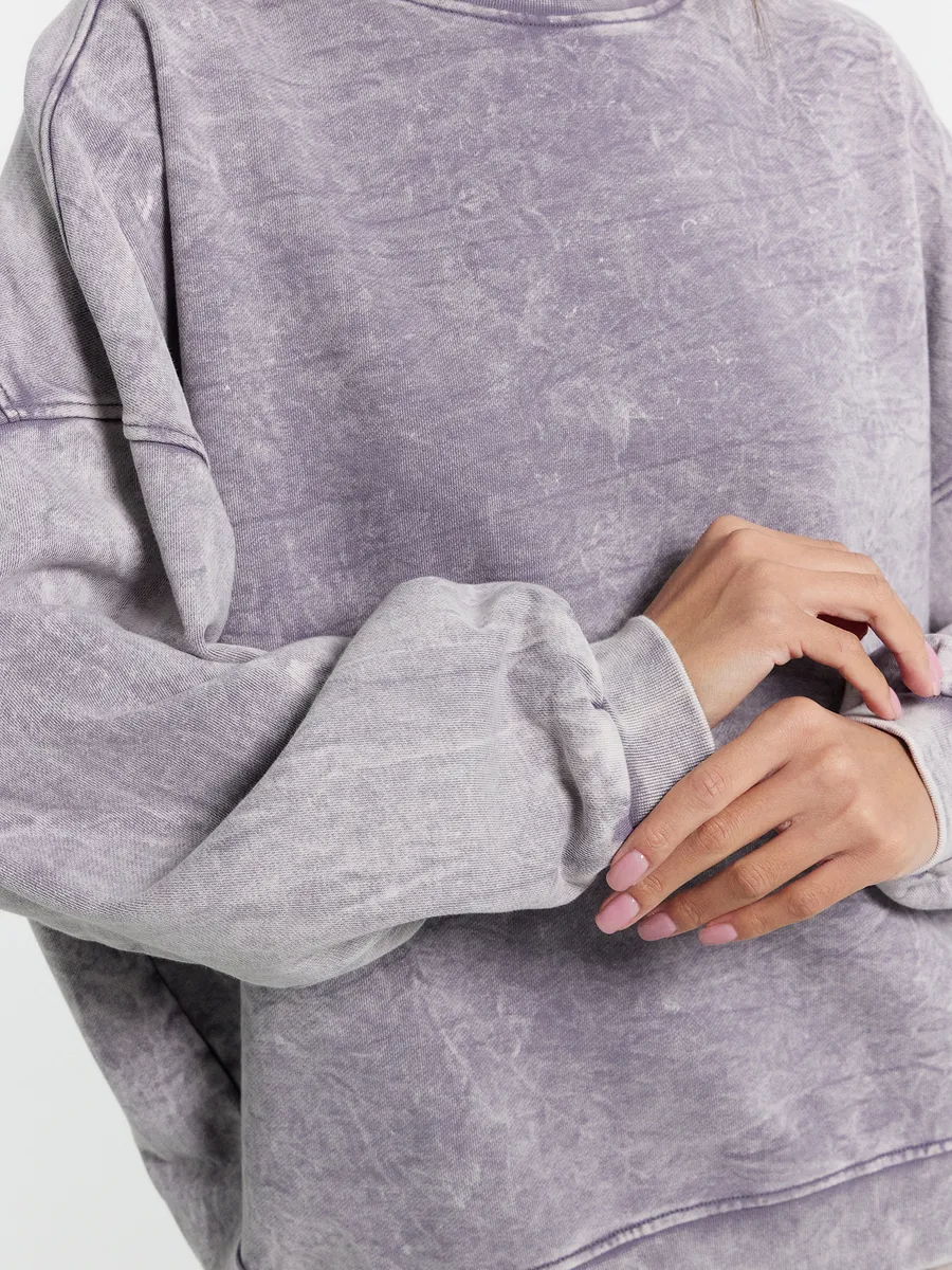 Свитшот Mark Formelle (Марк Формэль) 122985/ACID WASH серый - фото 7