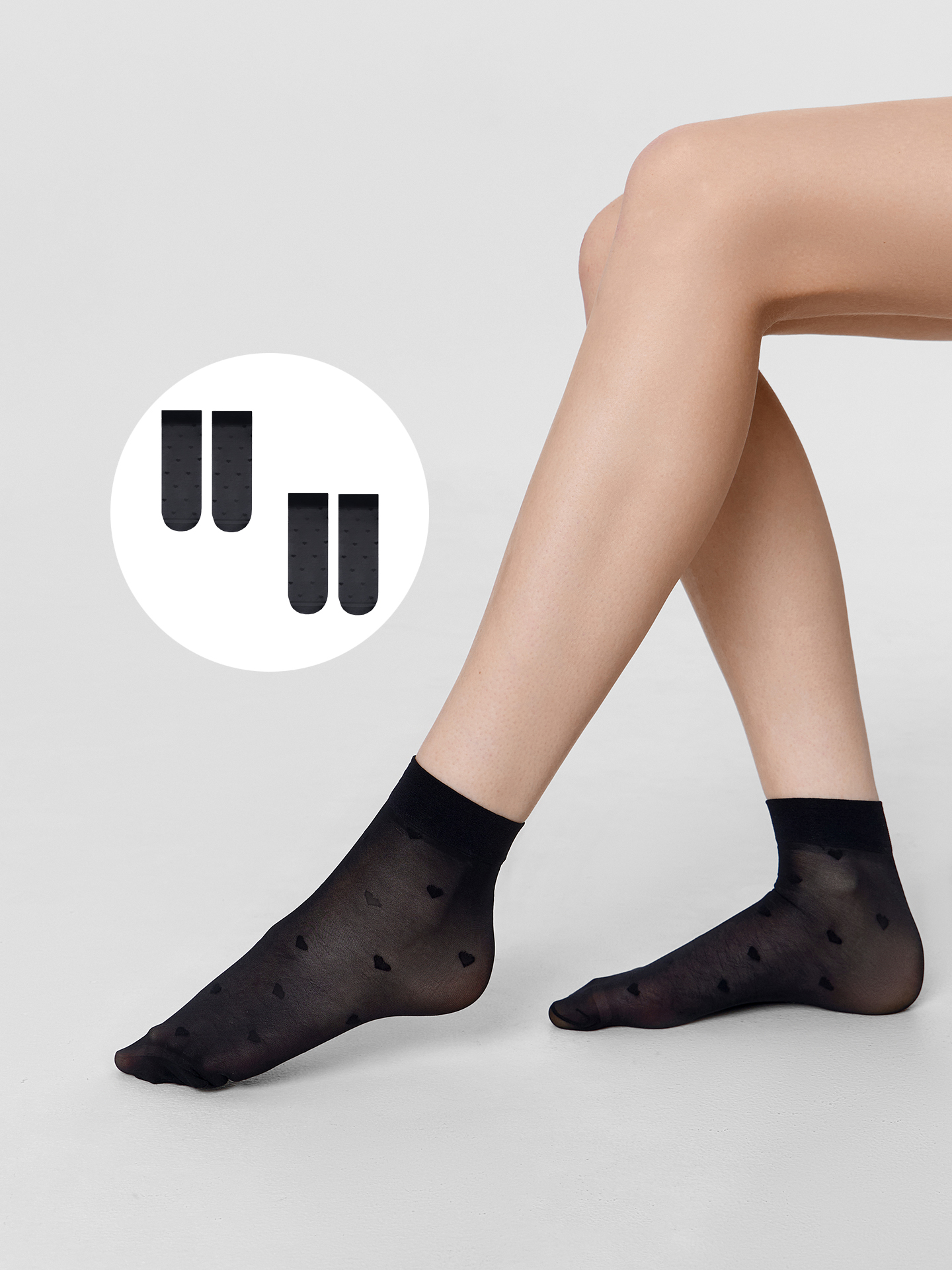 Носки 2 пары Mark Formelle (Марк Формэль) 262PA-3307/черный-2/ - фото 1