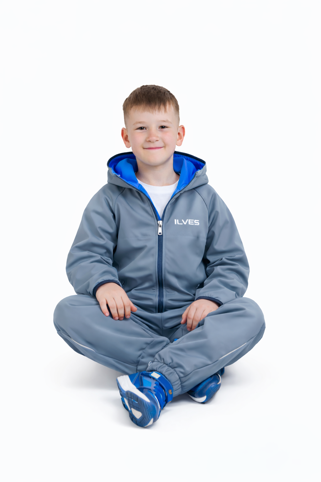 Комбинезон ILVES ILV-A-180/20_серый/голубой - фото 4