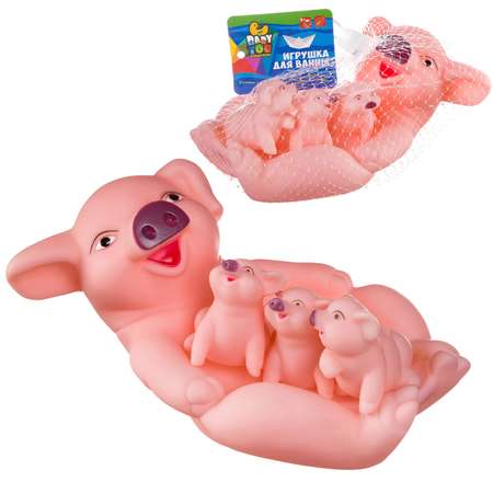 Игрушка Bondibon для ванной Свинья с поросятами