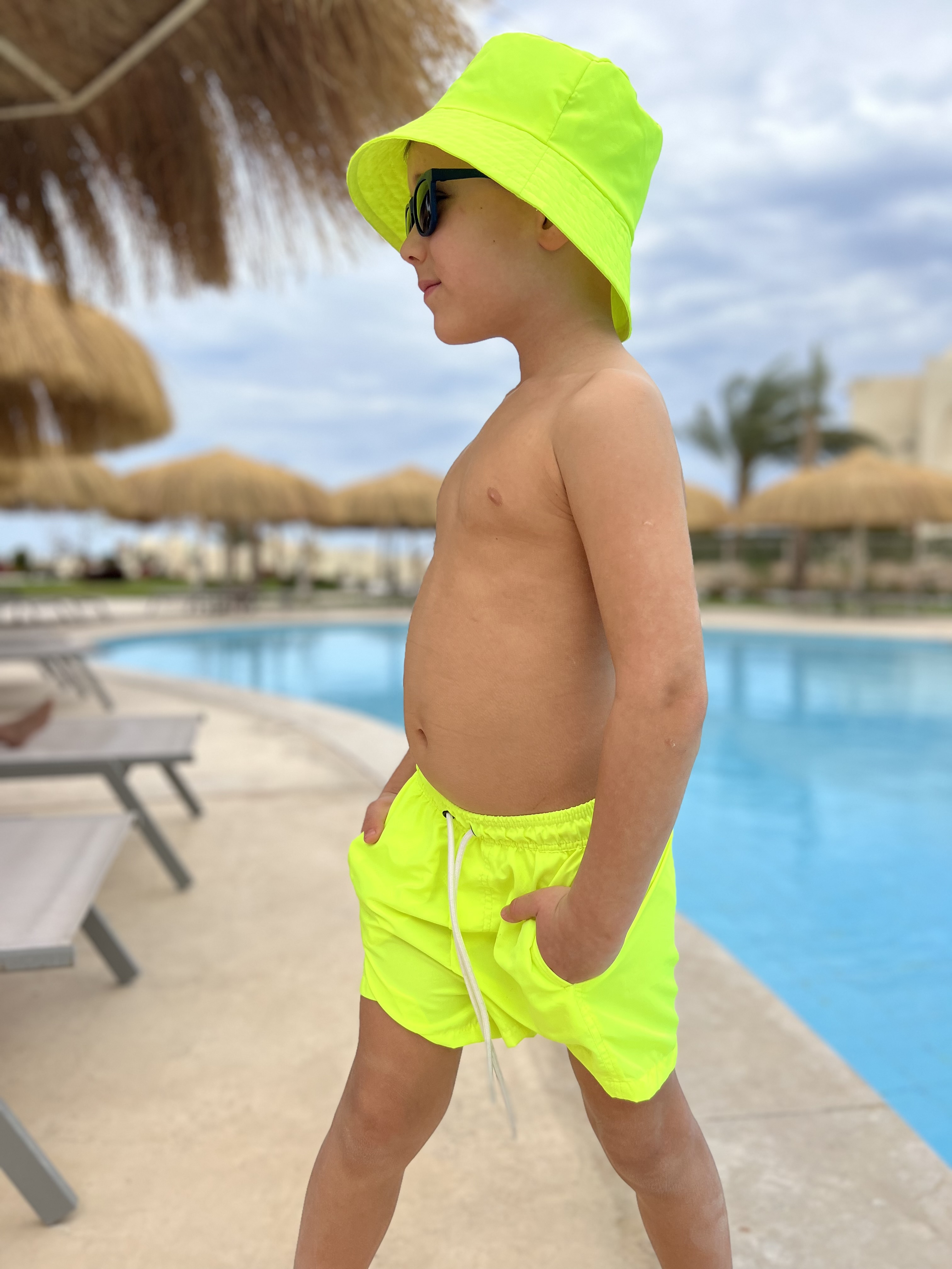 Шорты Capitania KIDS/MEN-001/YELLOWNEON - фото 3