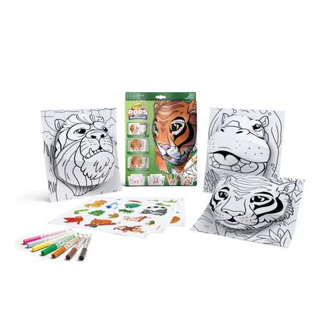 Набор большая раскраска Crayola Джунгли