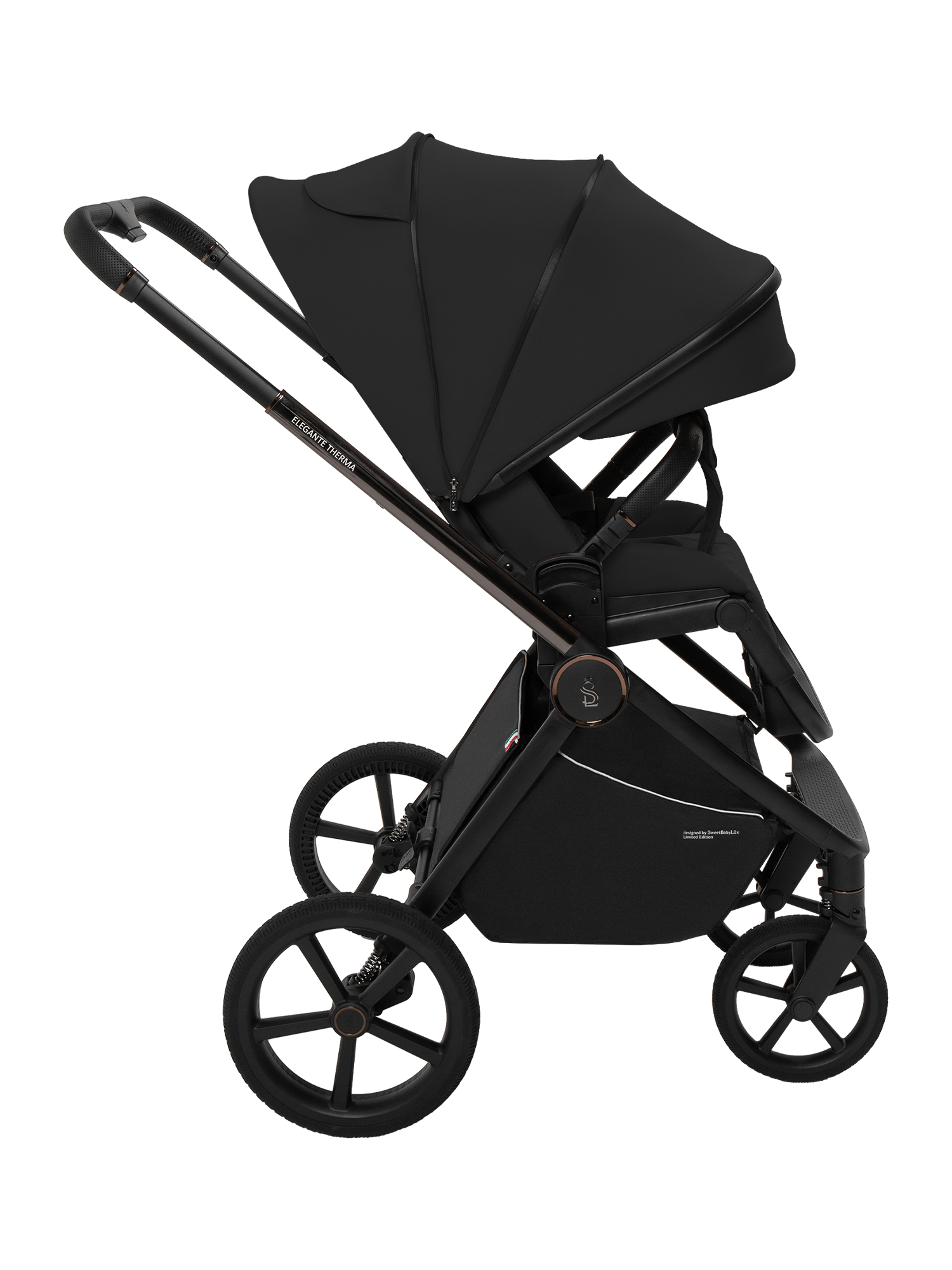 Коляска 2в1 Sweet Baby SBL Elegante Therma Black черный - фото 25