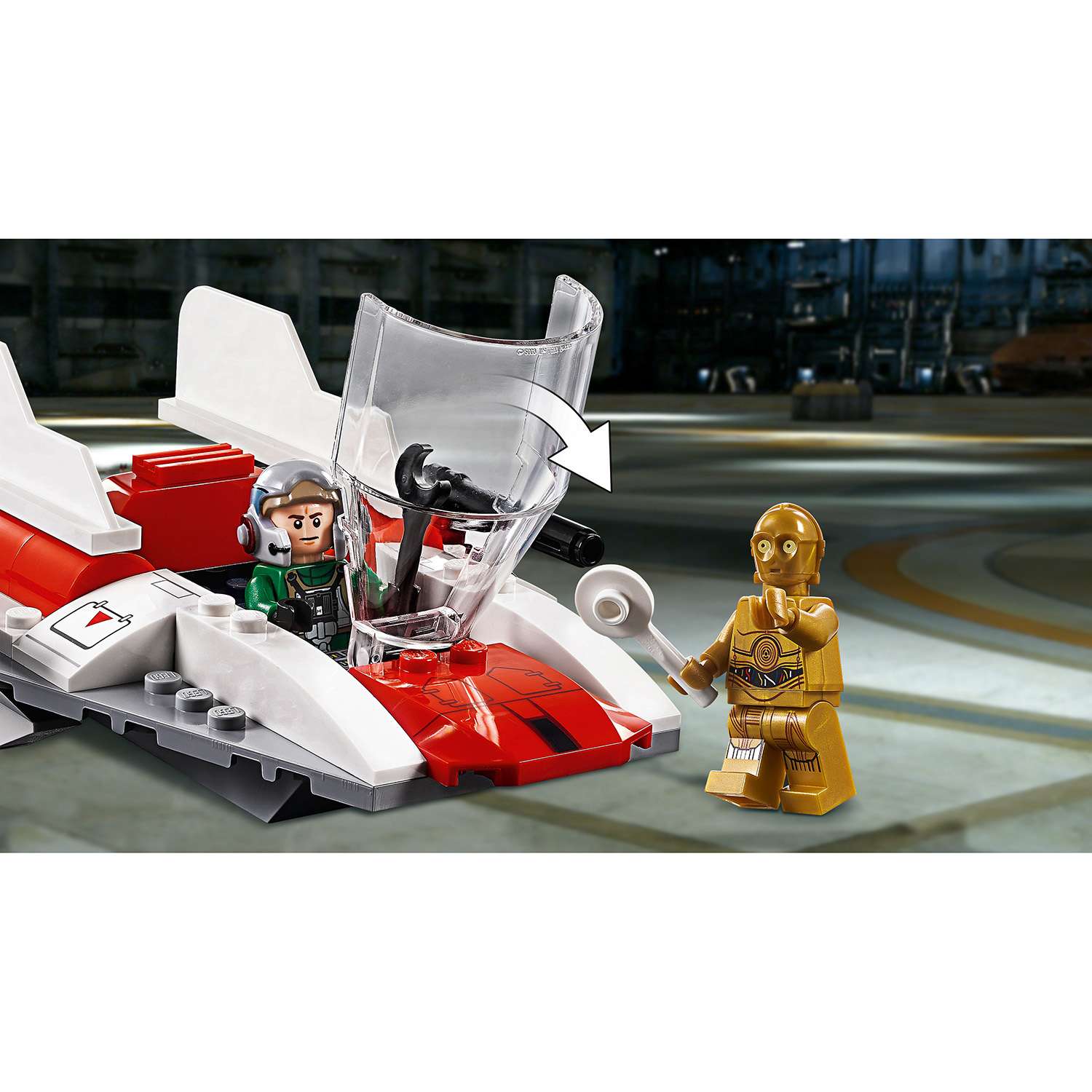 Конструктор LEGO Star Wars Звёздный истребитель типа А блочный - фото 6