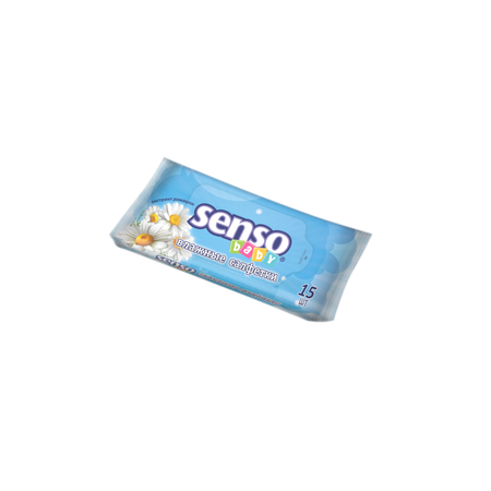 Влажные салфетки SENSO BABY 15 шт.