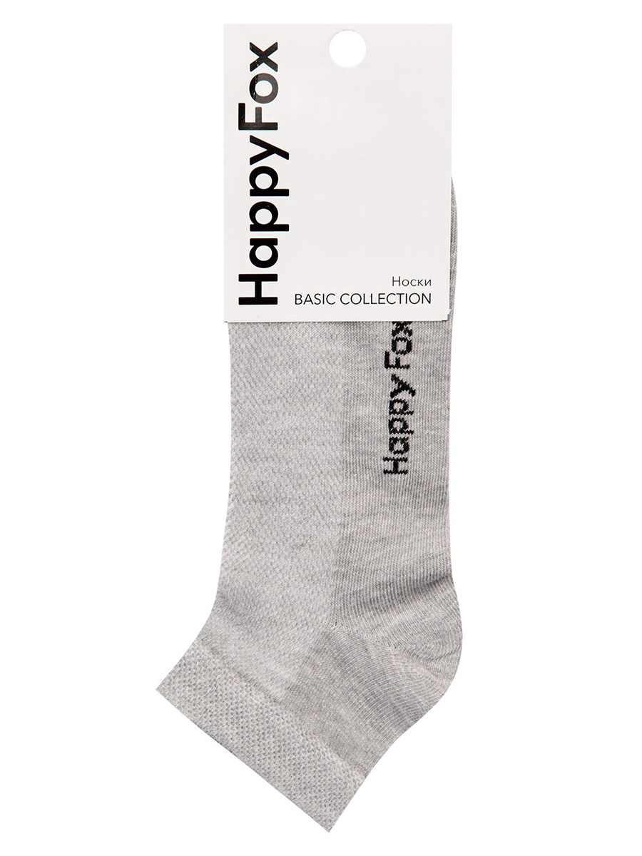 Носки 6 пар HappyFox HFET1001NBсв.серыймеланж - фото 1