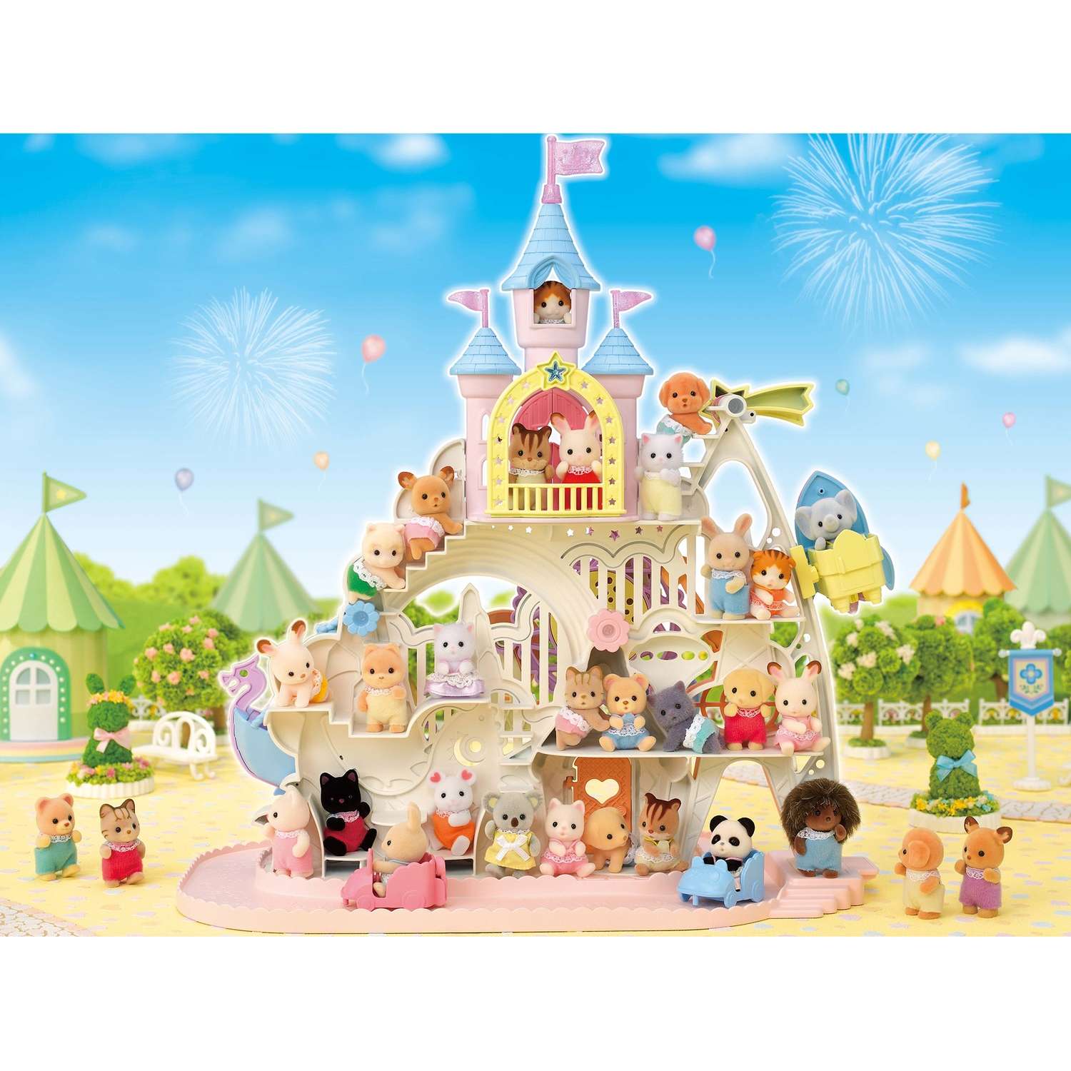 Игровой набор Sylvanian Families Детский парк развлечений - фото 12