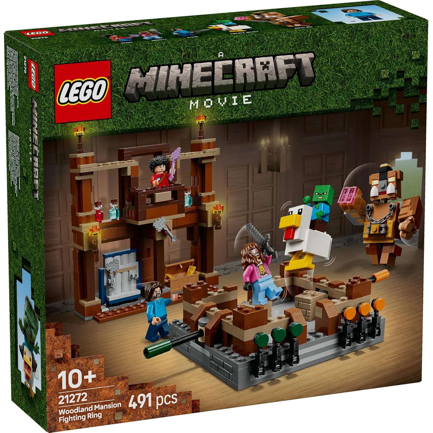 Конструктор LEGO Minecraft Лесной особняк 491 дет. - фото 4