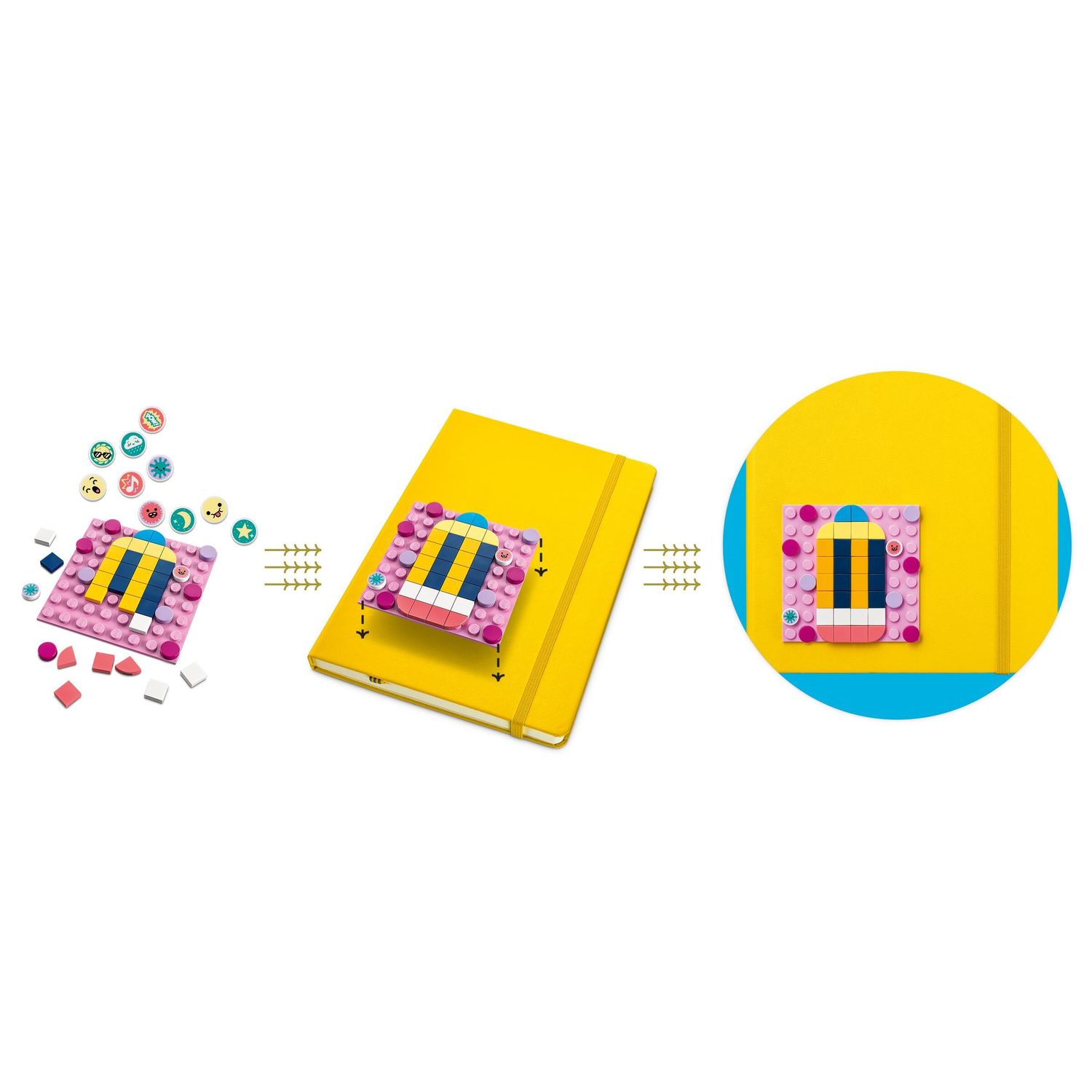 Конструктор LEGO DOTS Пластины и дотсы блочный - фото 3