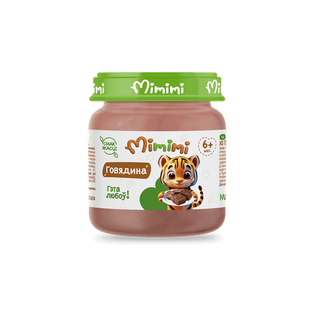 Пюре Mimimi Говядина с 6 мес 80 г