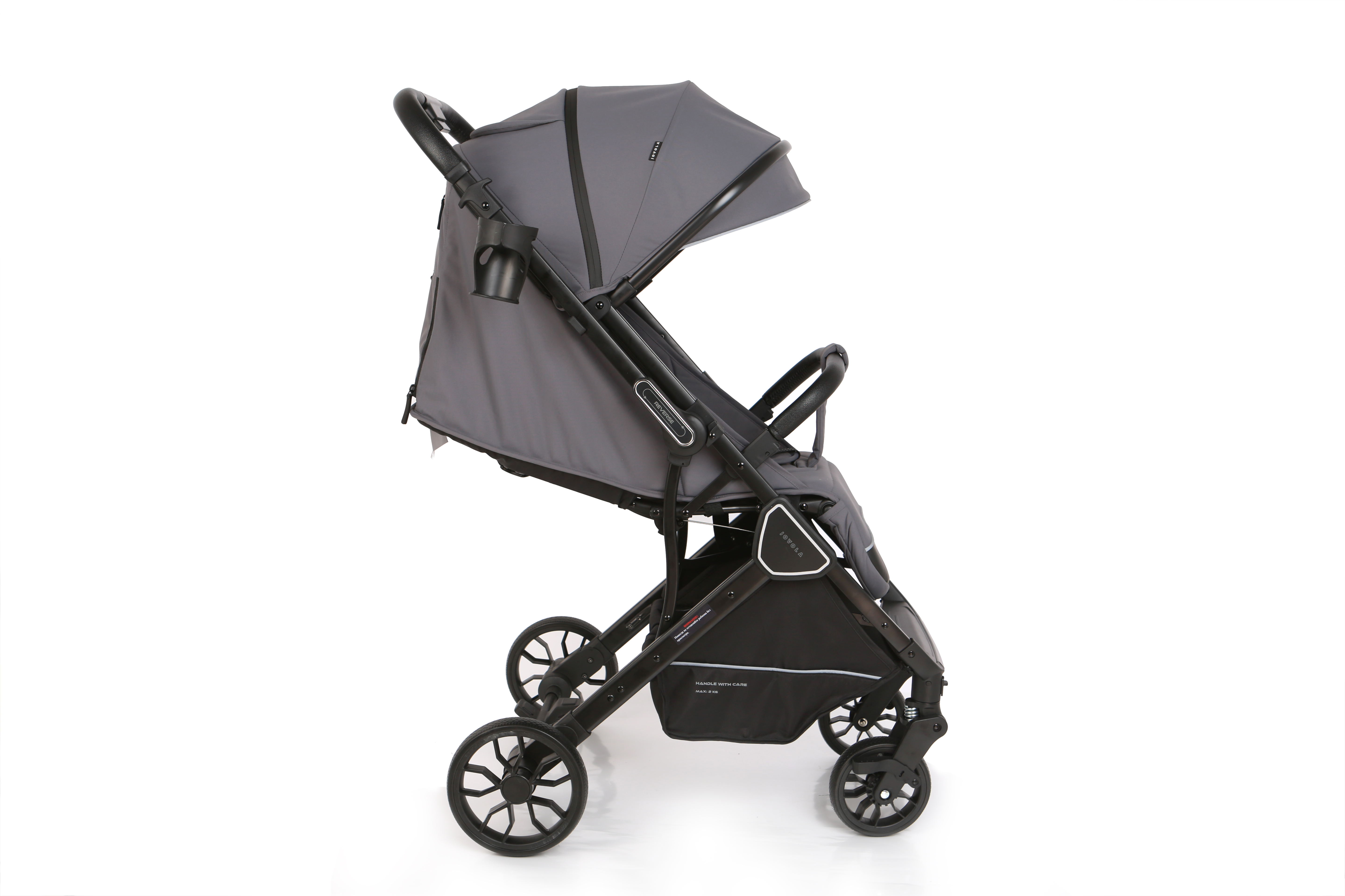 Коляска прогулочная JOVOLA Storm темно-серый - фото 8