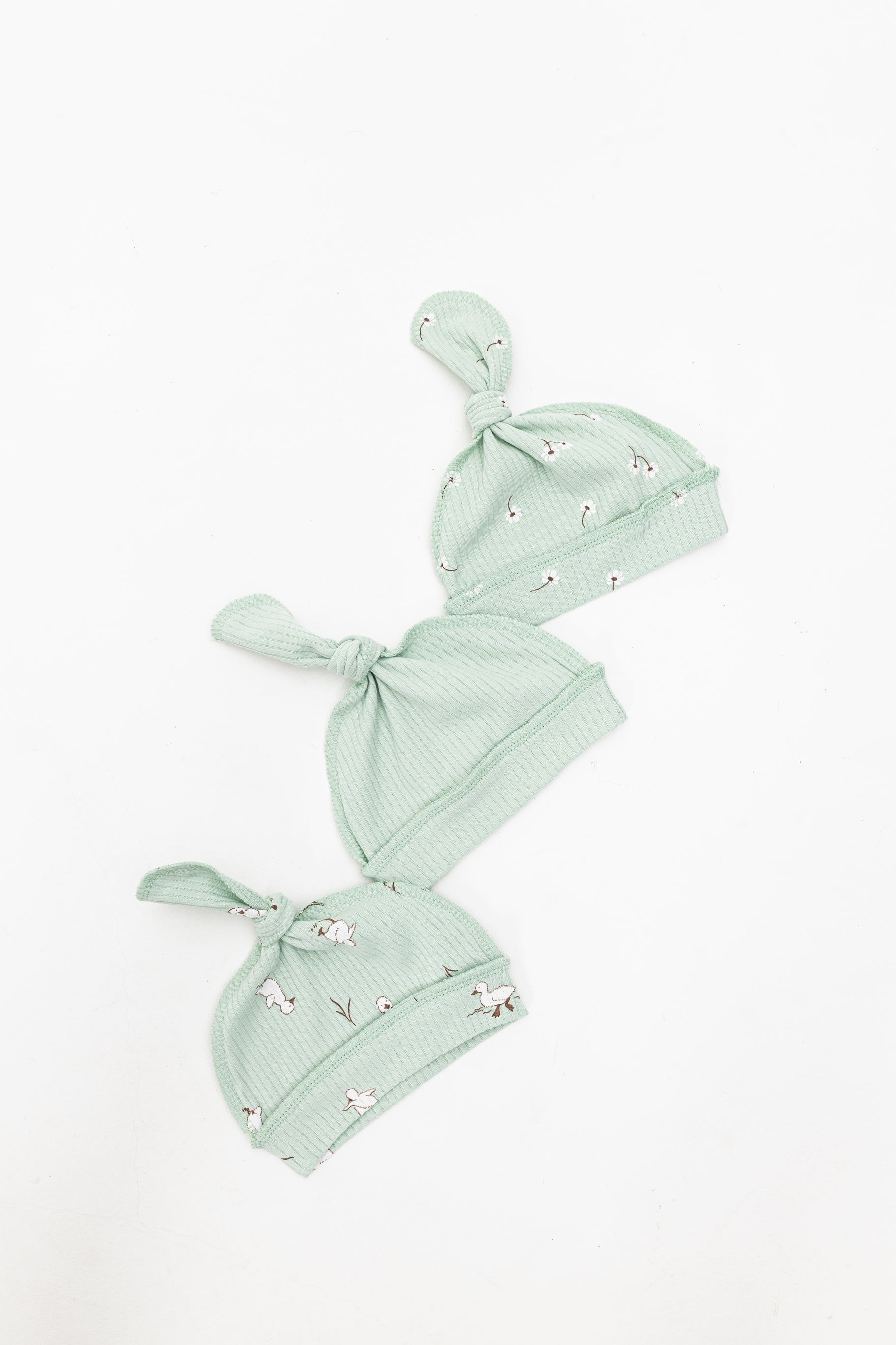 Шапочка 3 шт TOPOTUSHKI ТКР4075657ин - фото 3