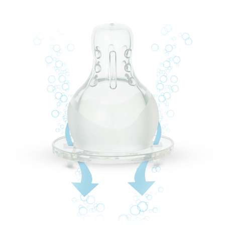 Соска BABOO Classic+ силикон (средний поток) 2 шт.