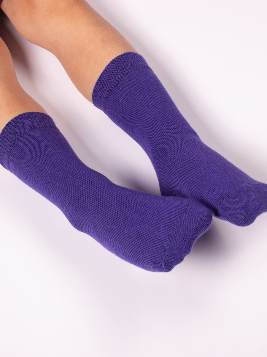 Носки 3 пары Babushka D3 Фиолетовые - фото 10