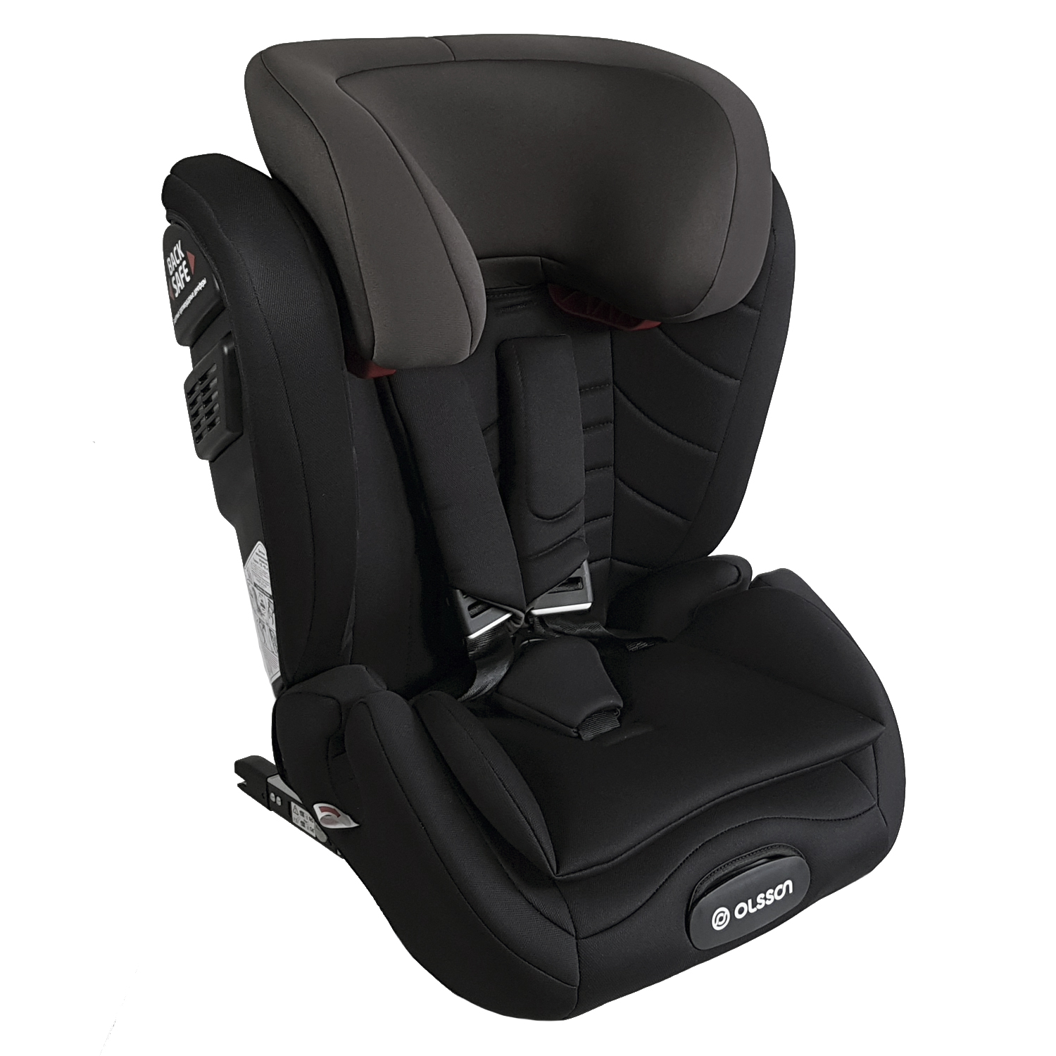 Автокресло Olsson Atlas Isofix Black-Gray Isofix 1/2/3 (9-36 кг) - фото 13