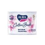Ватные палочки AURA 200 шт.