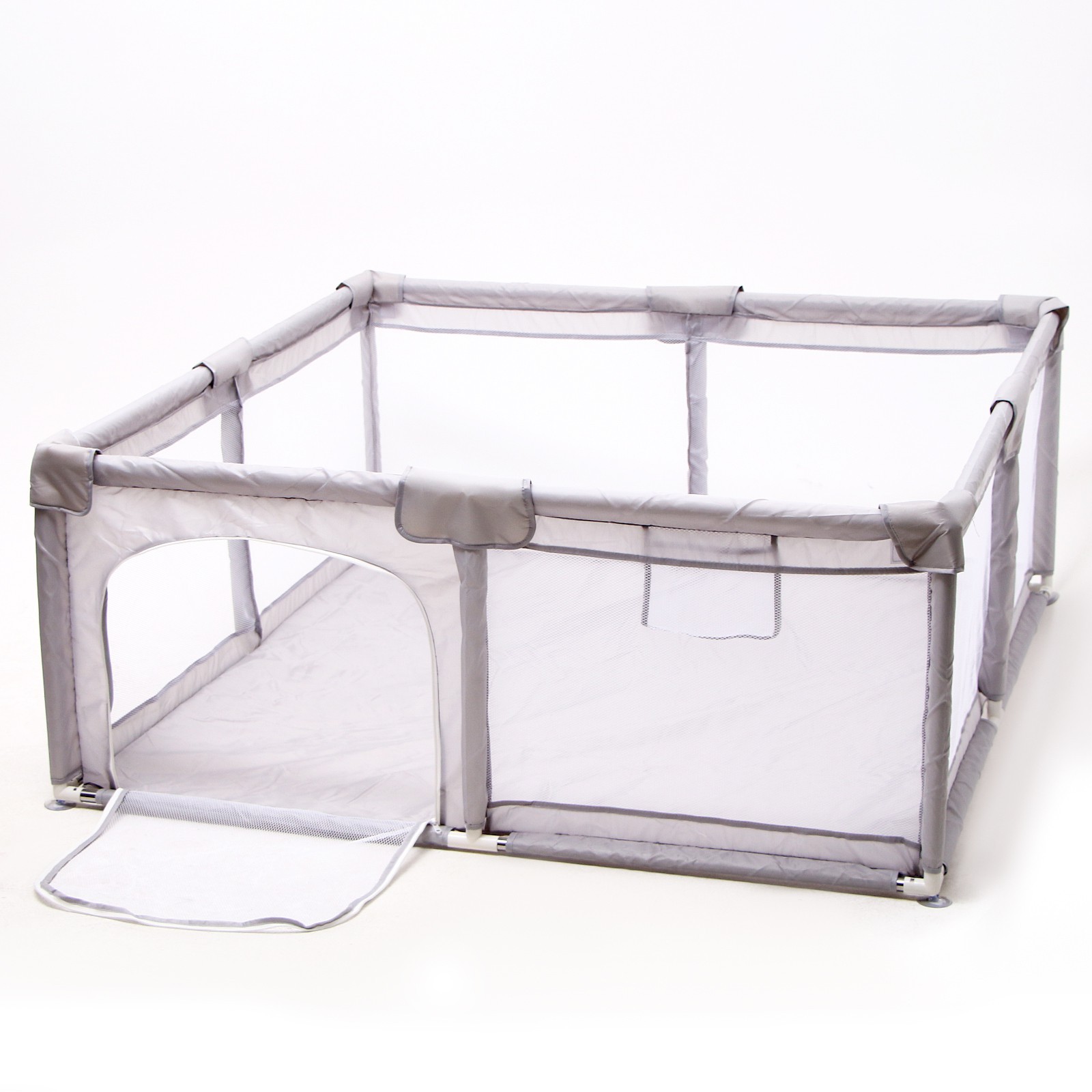 Манеж детский BabyCare «Серый» 150х150х68 см 9717863 - фото 10