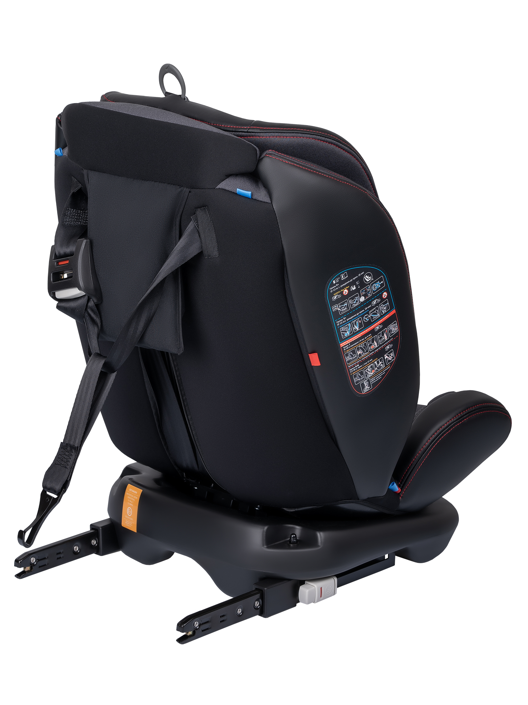 Автокресло Indigo Aero, черный-красный Isofix 0+/1/2/3 (0-36 кг) - фото 11